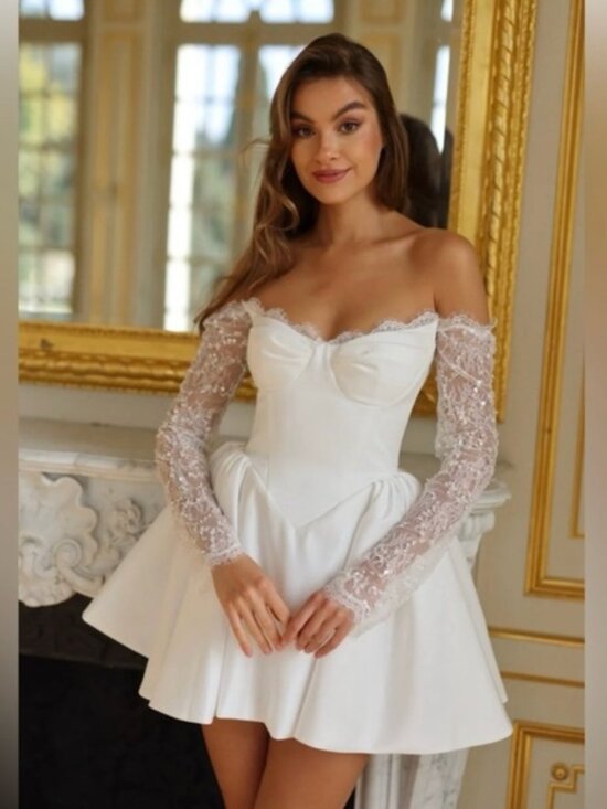 Rosie Etienne Dresses & Skirts - Rosie Etienne Esme Bridal Mini Dress US6/UK10! Discontinued